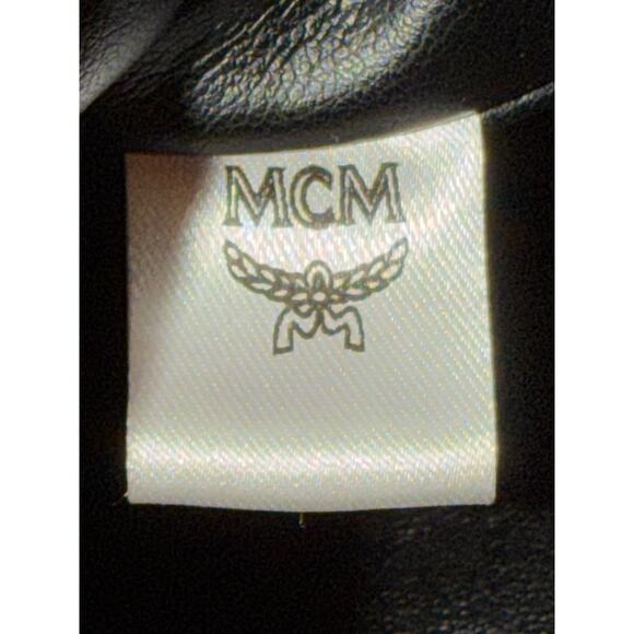 MCM Large Stark Studded Backpack Visetos Canvas | Cognac | Large | Authentic COA